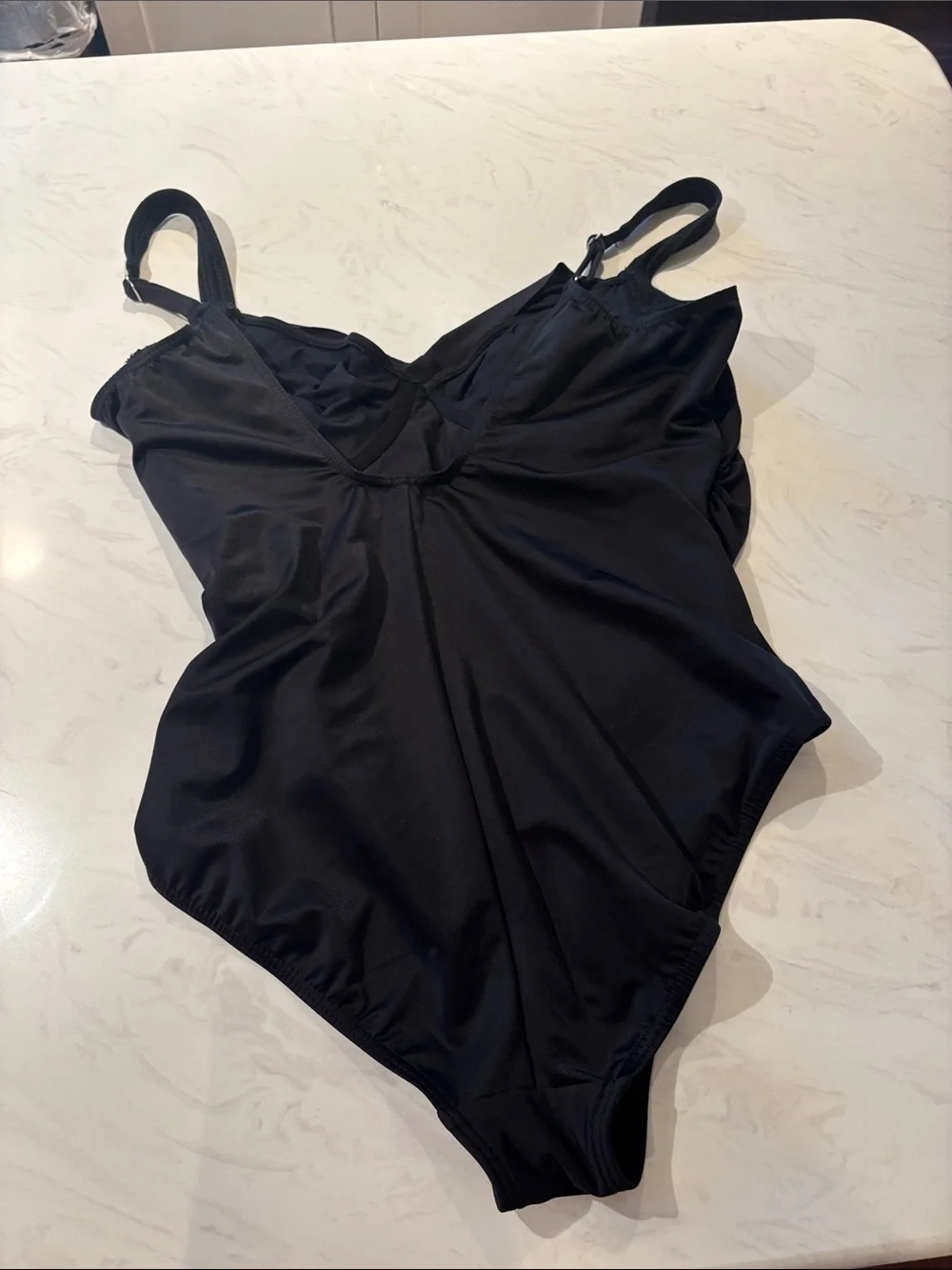 Black One-Piece Ruched Miraclesuit Swimsuit
